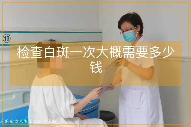 检查白斑一次大概需要多少钱